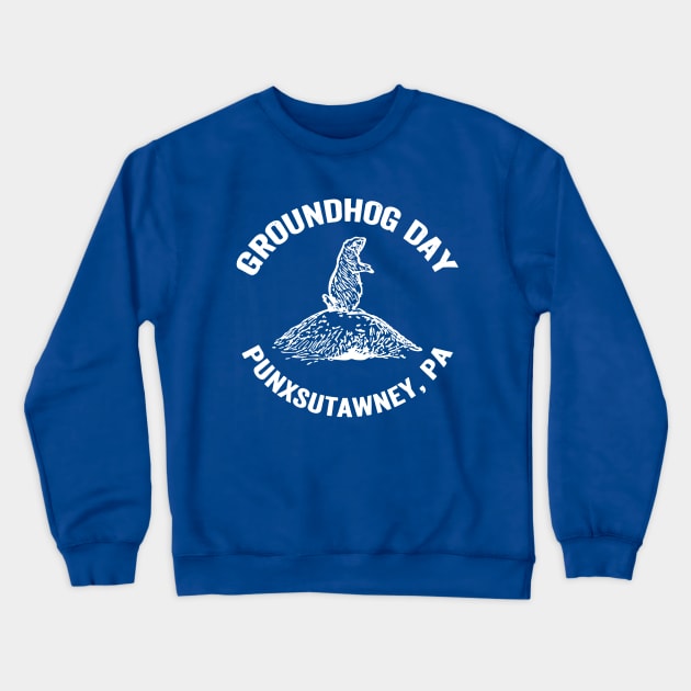 Groundhog Day Crewneck Sweatshirt by Throbpeg